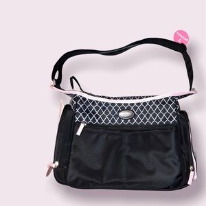 SOLD! Diaper Bag pink/black